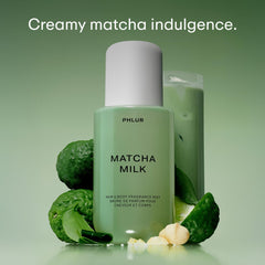PHLUR Matcha Milk Body Mist spray nozzle for simple, even distribution on hair or skin