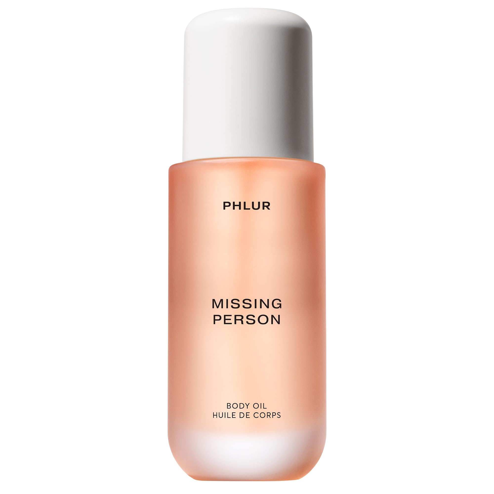 PHLUR Missing Person bottle front for silky, lightweight hydration.