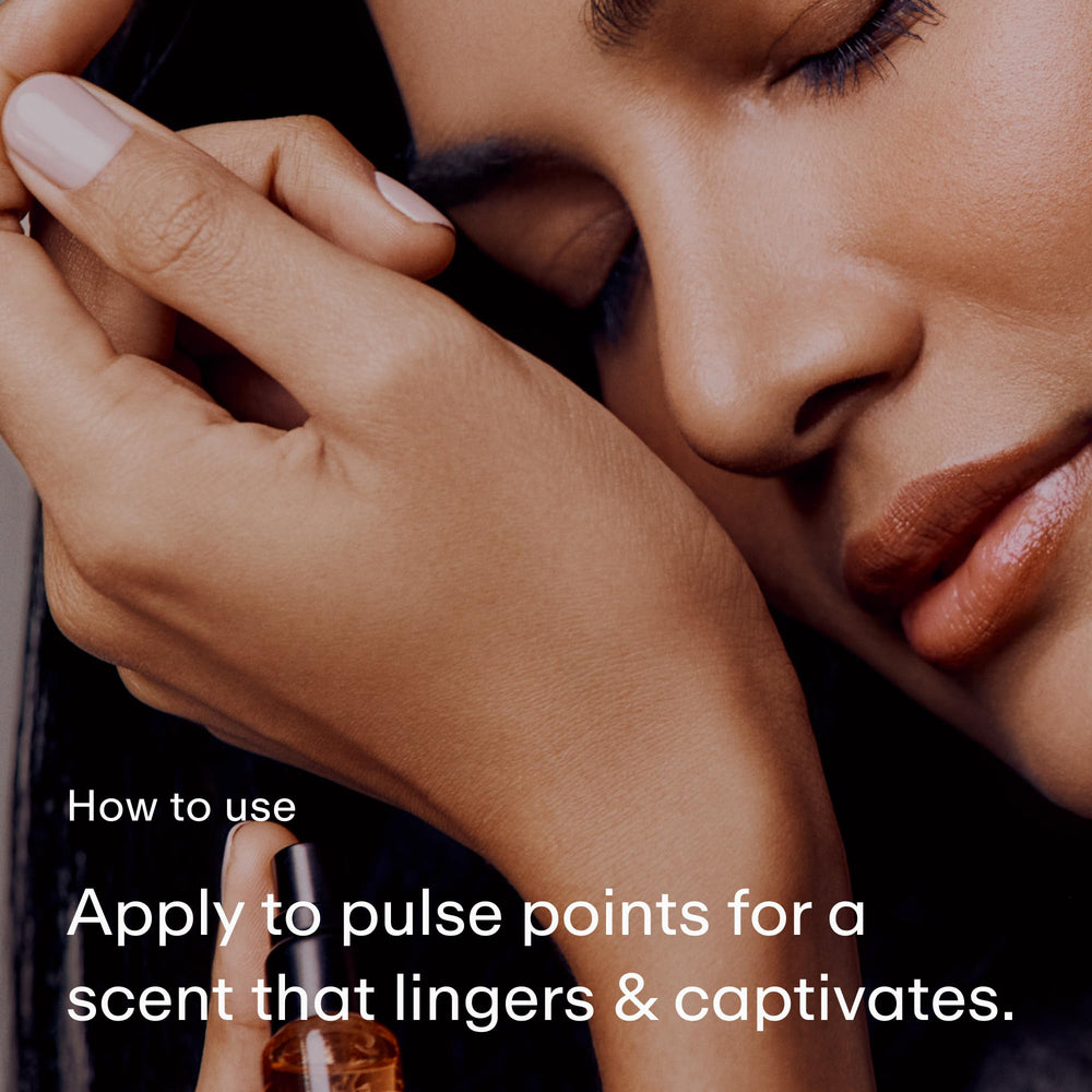 PHLUR Missing Person spray cap enabling easy application.