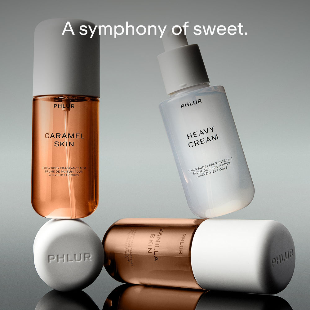 PHLUR Heavy Cream bottle with marshmallow sweetness for cozy layering.