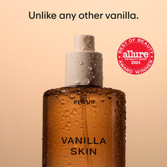 PHLUR Vanilla Skin Body Mist swirl emphasizes vanilla notes for layered fragrance
