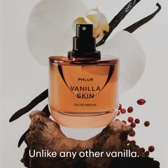 PHLUR Vanilla Skin EDP packaging box, premium design ideal for gifting