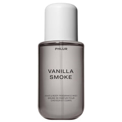 PHLUR Vanilla Smoke bottle view showing the woody vanilla notes for daily fragrance