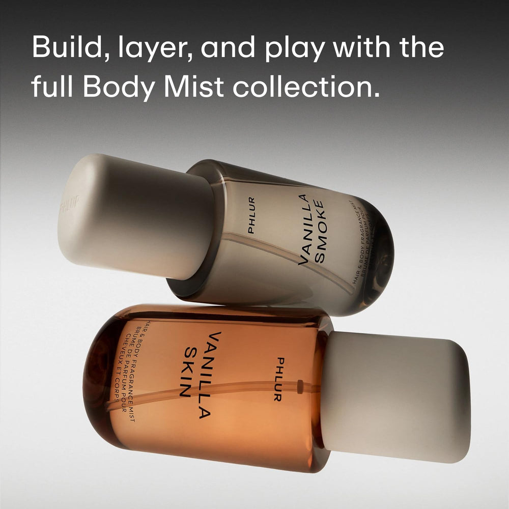 PHLUR Vanilla Smoke packaging box hinting modern elegance