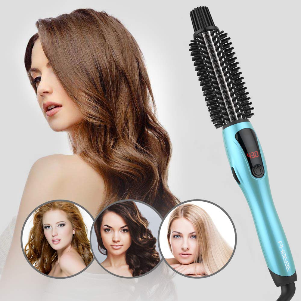 PHOEBE 3 in 1 curling brush design for curl and straighten