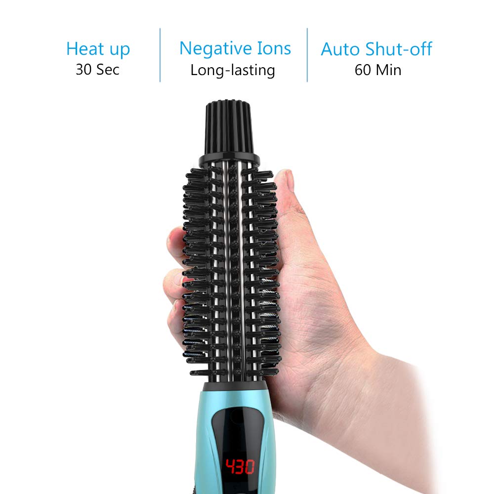 PHOEBE curling iron anti-scald tip protects during styling