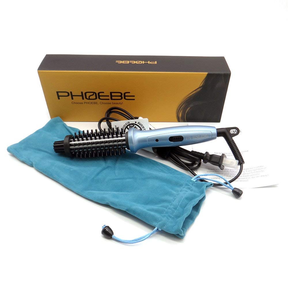 Travel-ready PHOEBE iron designed for European compatibility.