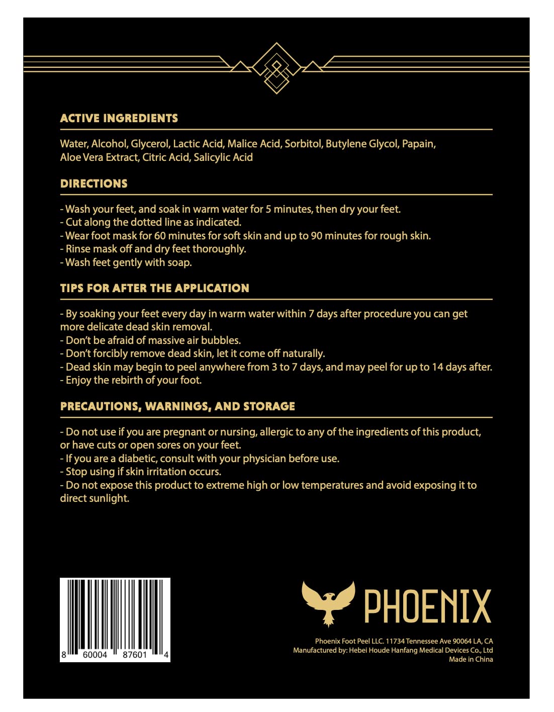 Phoenix Foot Peel para Hombres: botas exfoliantes grandes para tallas amplias.