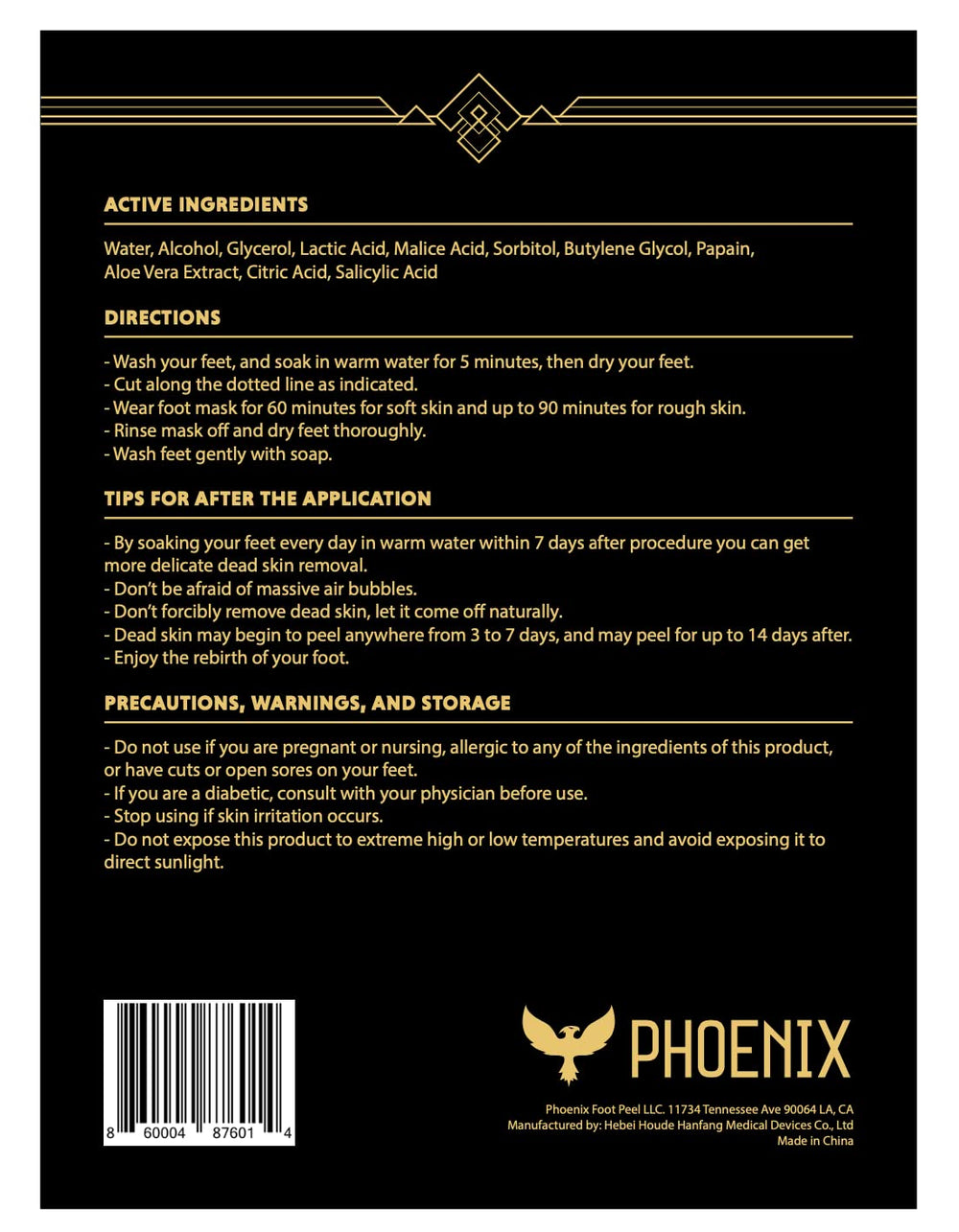 Phoenix Foot Peel para Hombres: botas exfoliantes grandes para tallas amplias.