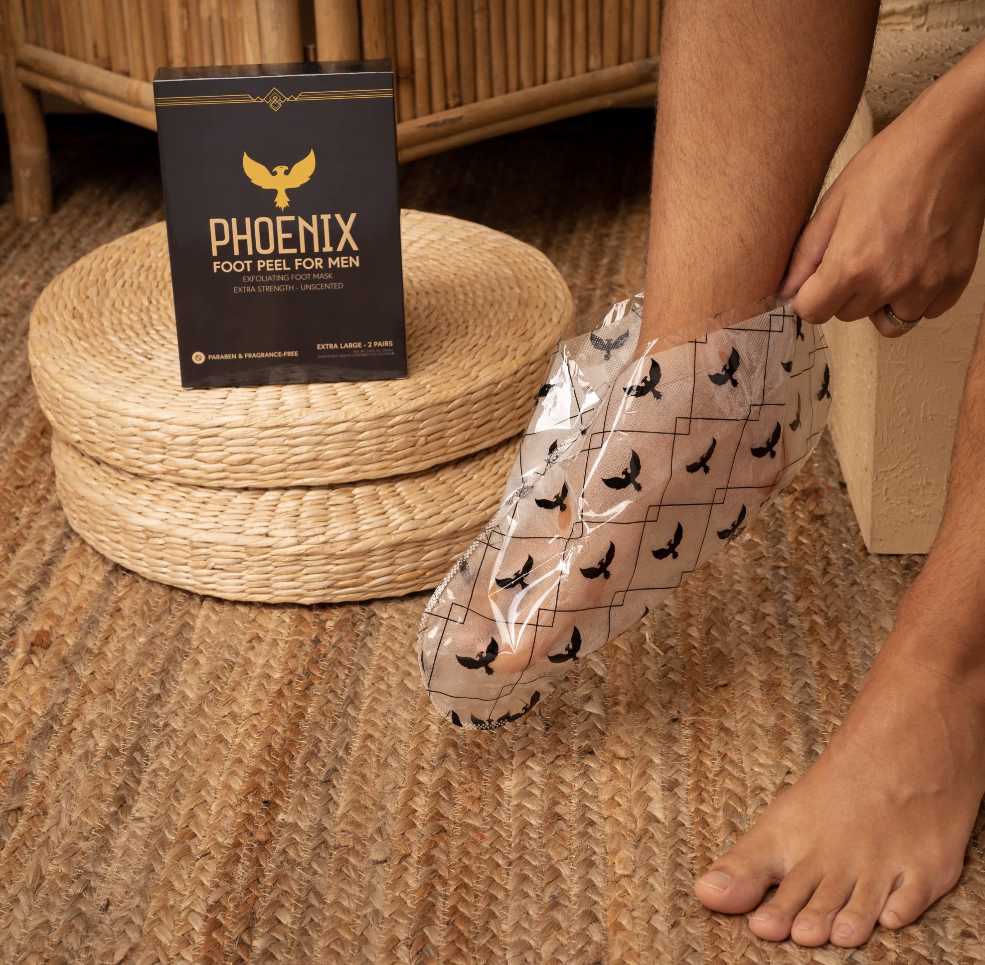Phoenix Foot Peel para Hombres: talla 14, ajuste cómodo para pies grandes.