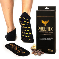 Phoenix Foot Peel: paquete visible, ideal para guardar y planificar tu rutina de cuidado.