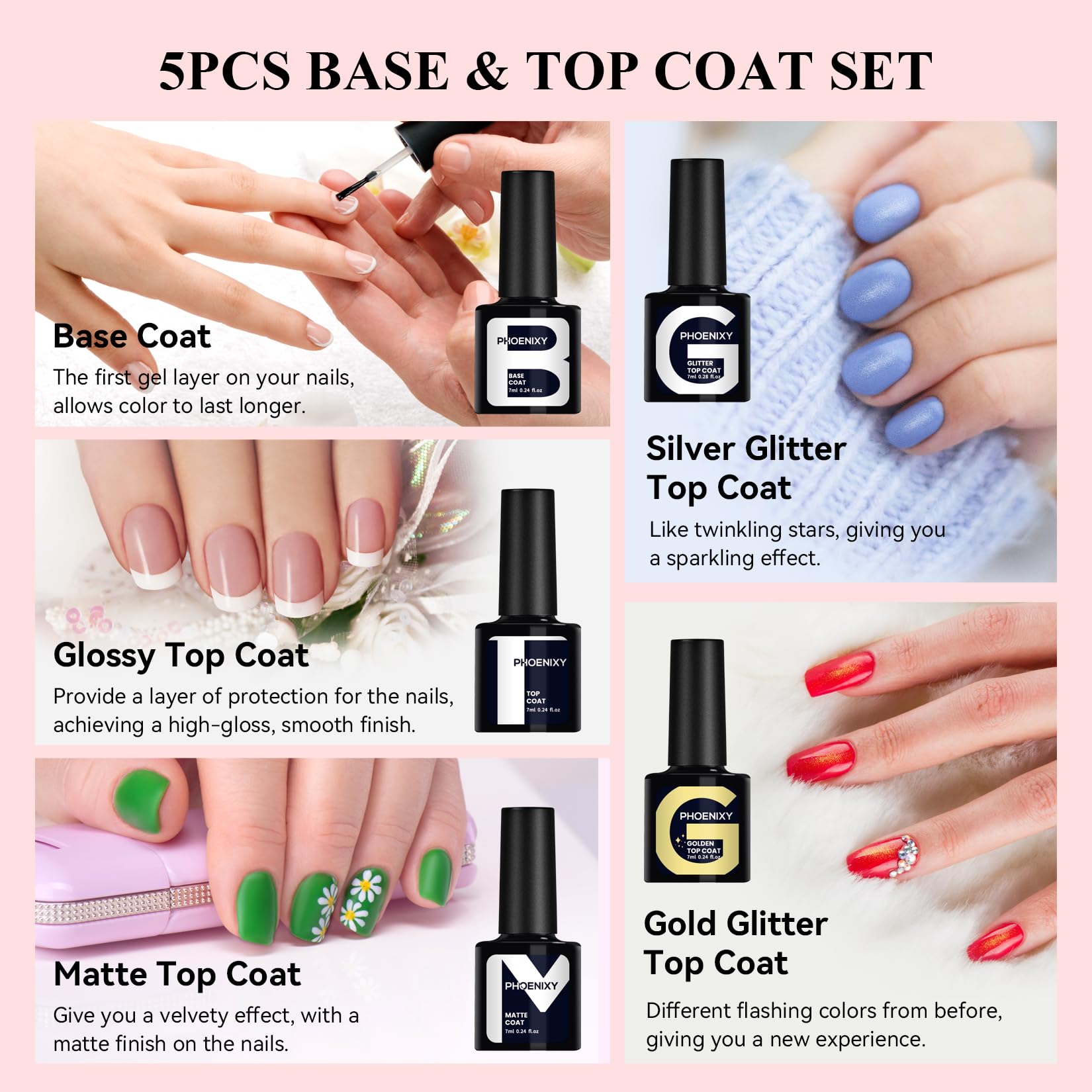 Phoenixy at-home manicure session shows professional results with a DIY setup.