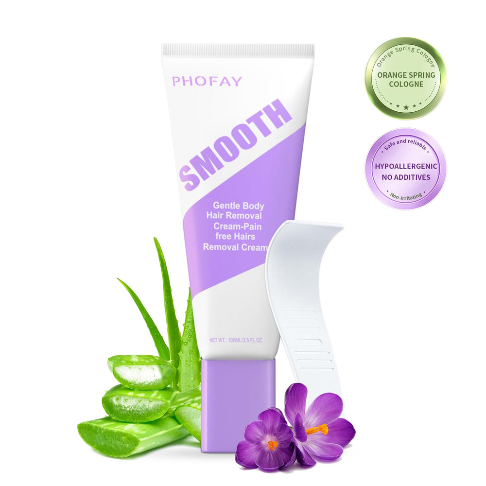 PHOFAY cruelty-free, plant-based formula label indicating ethical skincare.