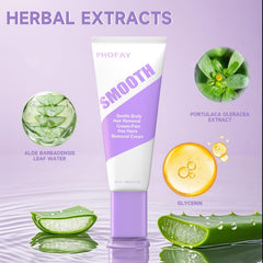 PHOFAY hair removal cream tube ready for home use with precise application.