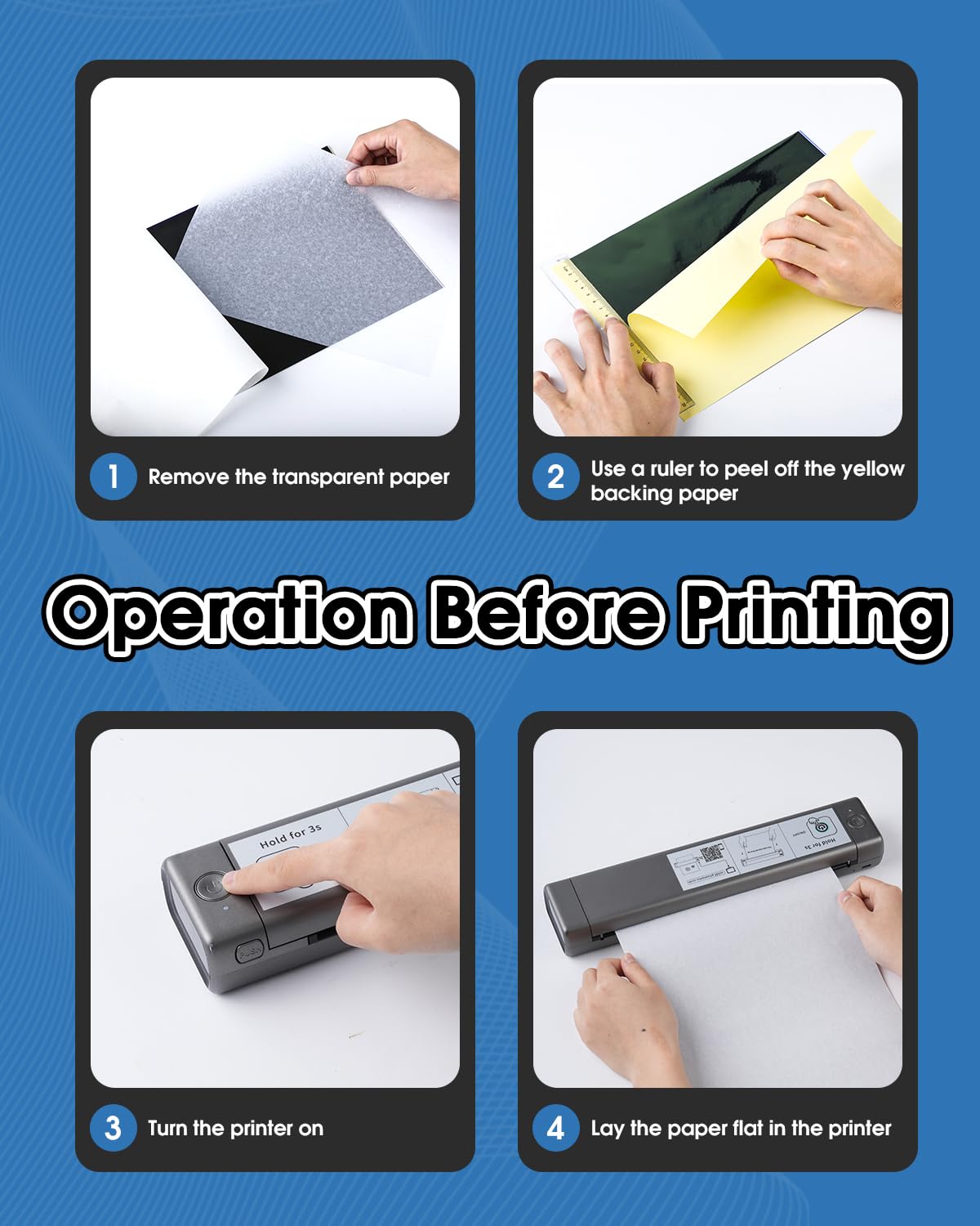 Phomemo M08F inkless thermal printing delivers clean lines with minimal maintenance.