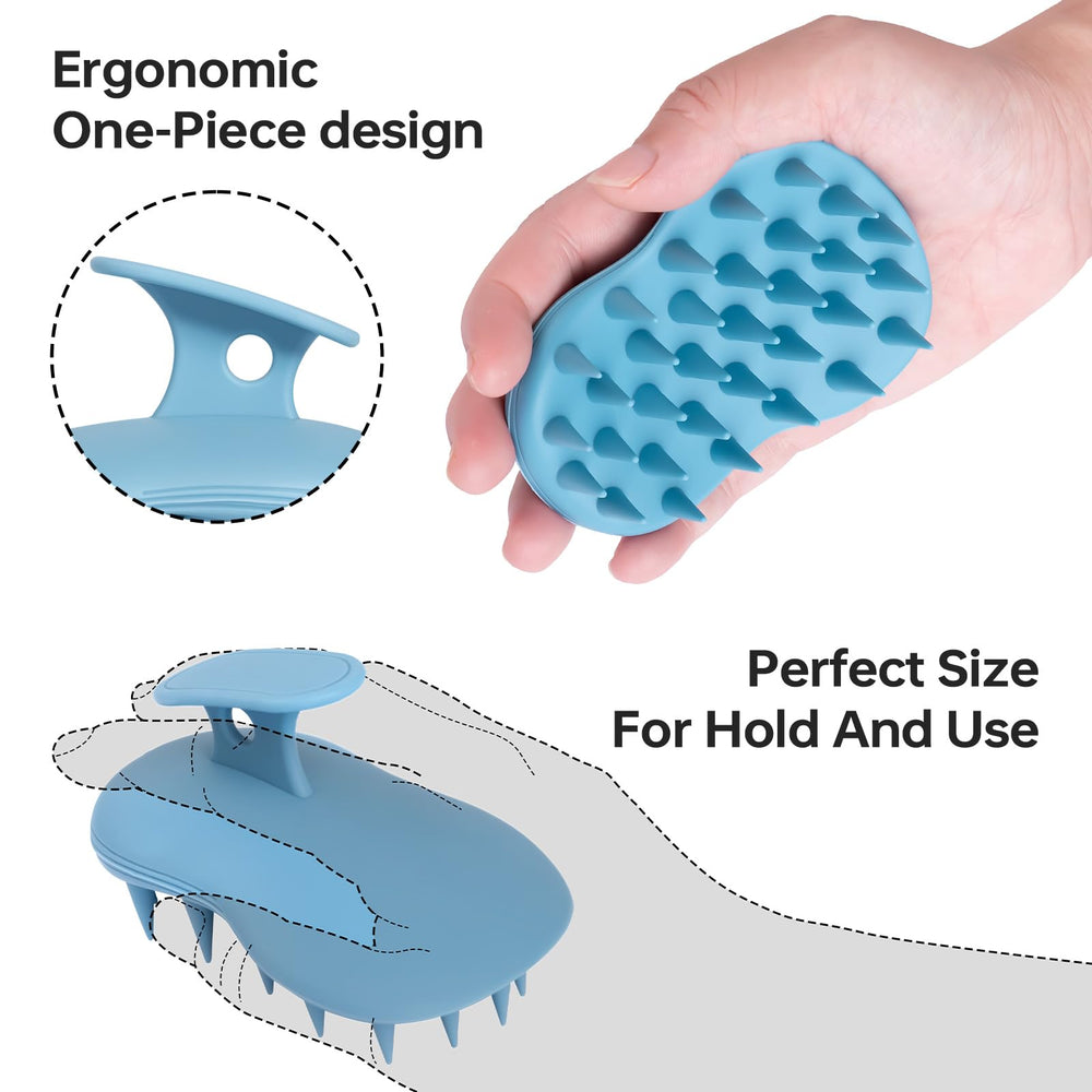 PHOVSUV dual-use brush for dry and wet scalp care