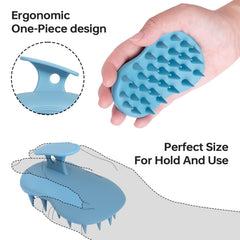 PHOVSUV dual-use brush for dry and wet scalp care