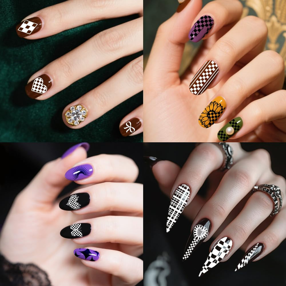 PH PandaHall heart image plates to craft romantic manicure accents.