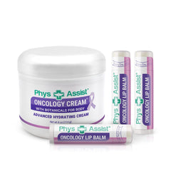 PhysAssist Oncology Cream jar front showing soothing formula for dry, itchy skin