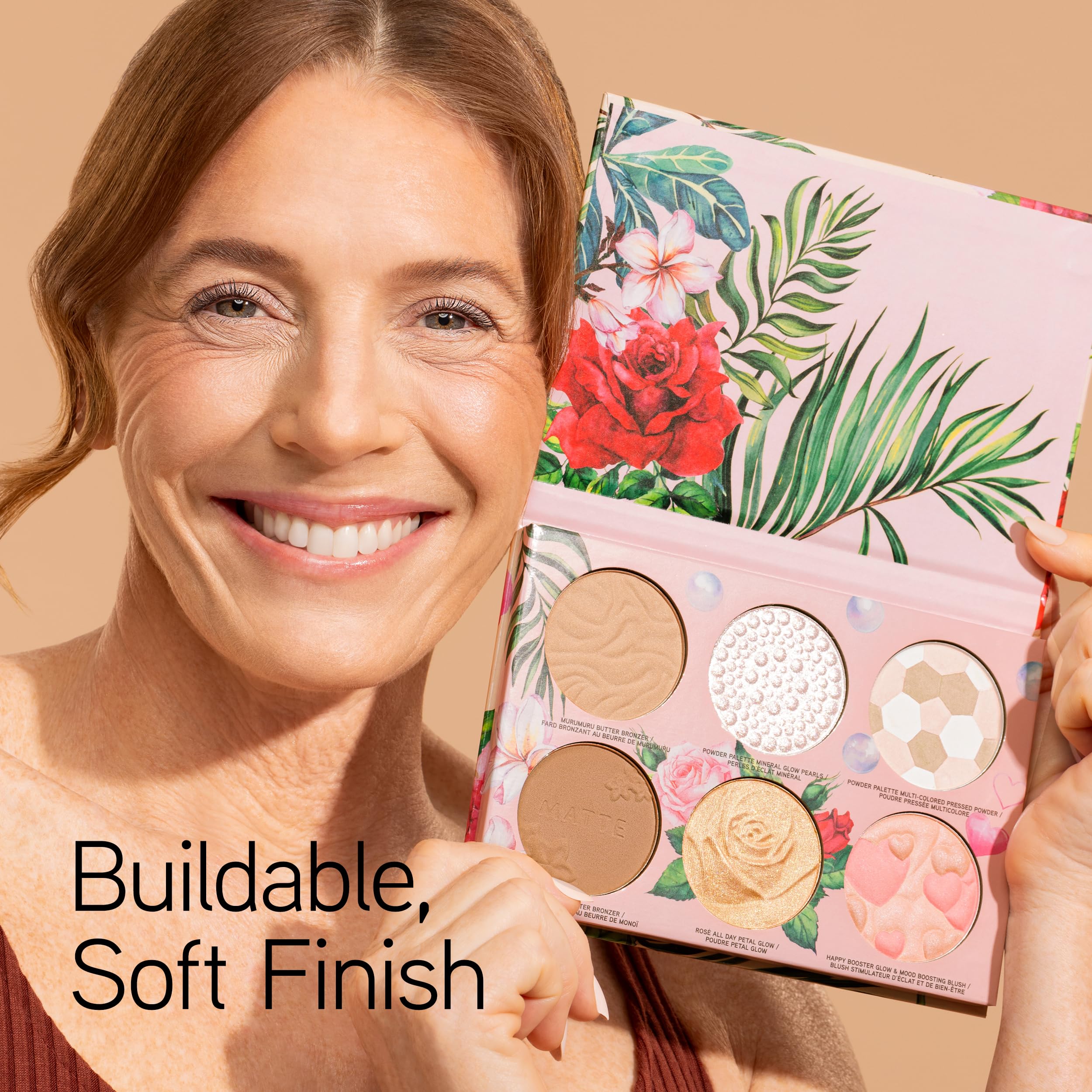 Physicians Formula All-Star Face Palette: rubor Mood Boost para color suave y duradero.