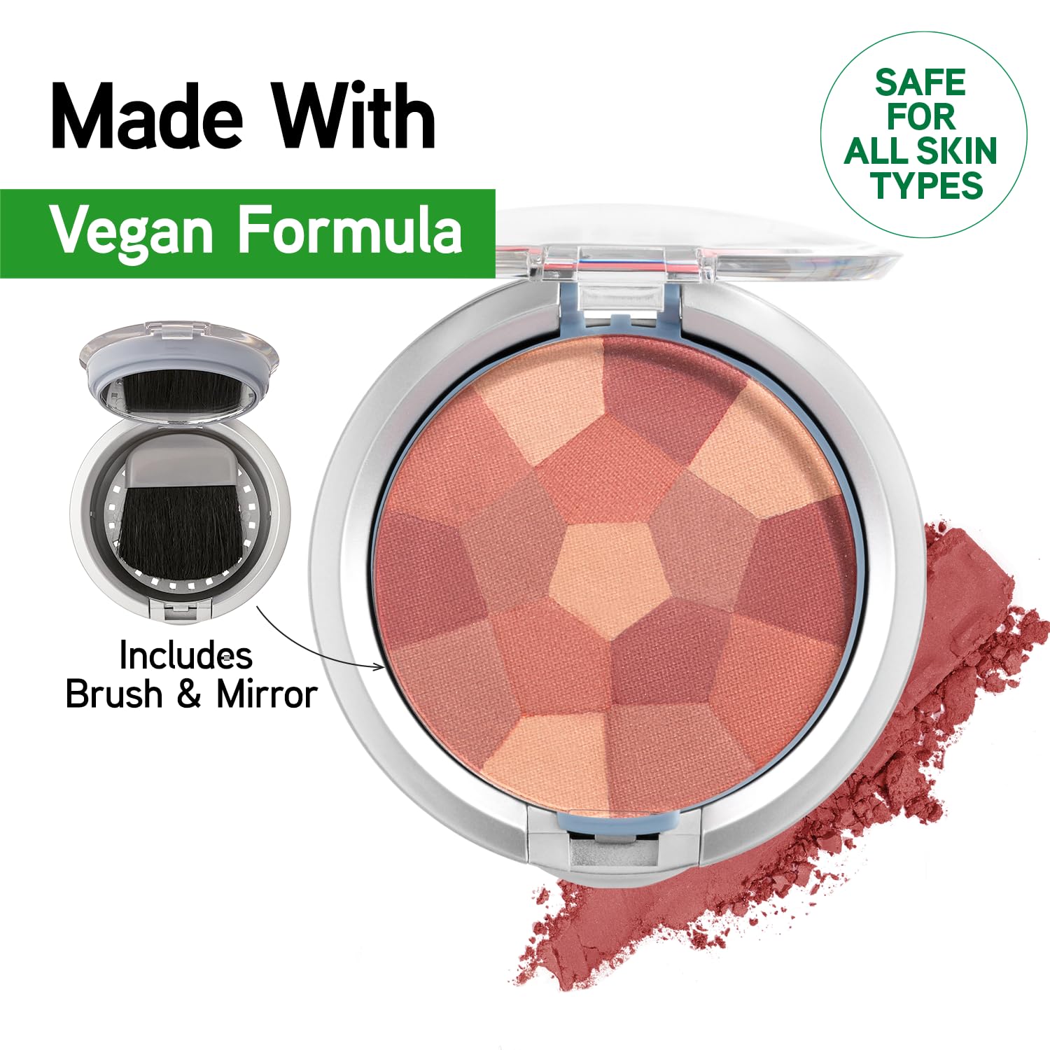 Physicians Formula Blush Satinado: brillo discreto para realzar rasgos.