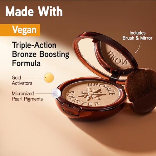 Physicians Formula Bronze Booster acabado natural para piel radiante.