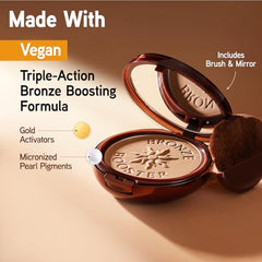 Physicians Formula Bronze Booster acabado natural para piel radiante.