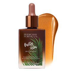 Sérum bronceador Butter Glow de Physicians Formula sobre botella elegante para un acabado natural