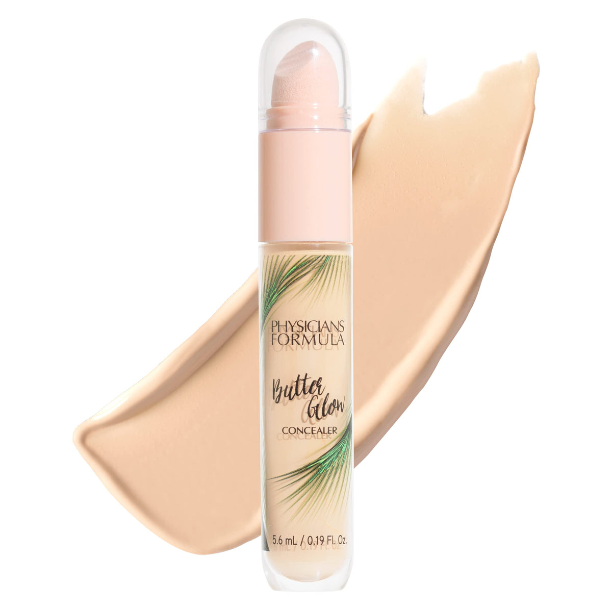 Physicians Formula Butter Glow Concealer en tono Claro a Mediano, envase compacto para retoques