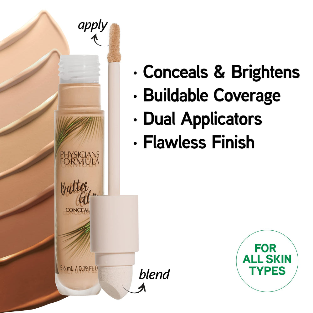 Textura cremosa del Butter Glow Concealer para aplicar y difuminar con facilidad