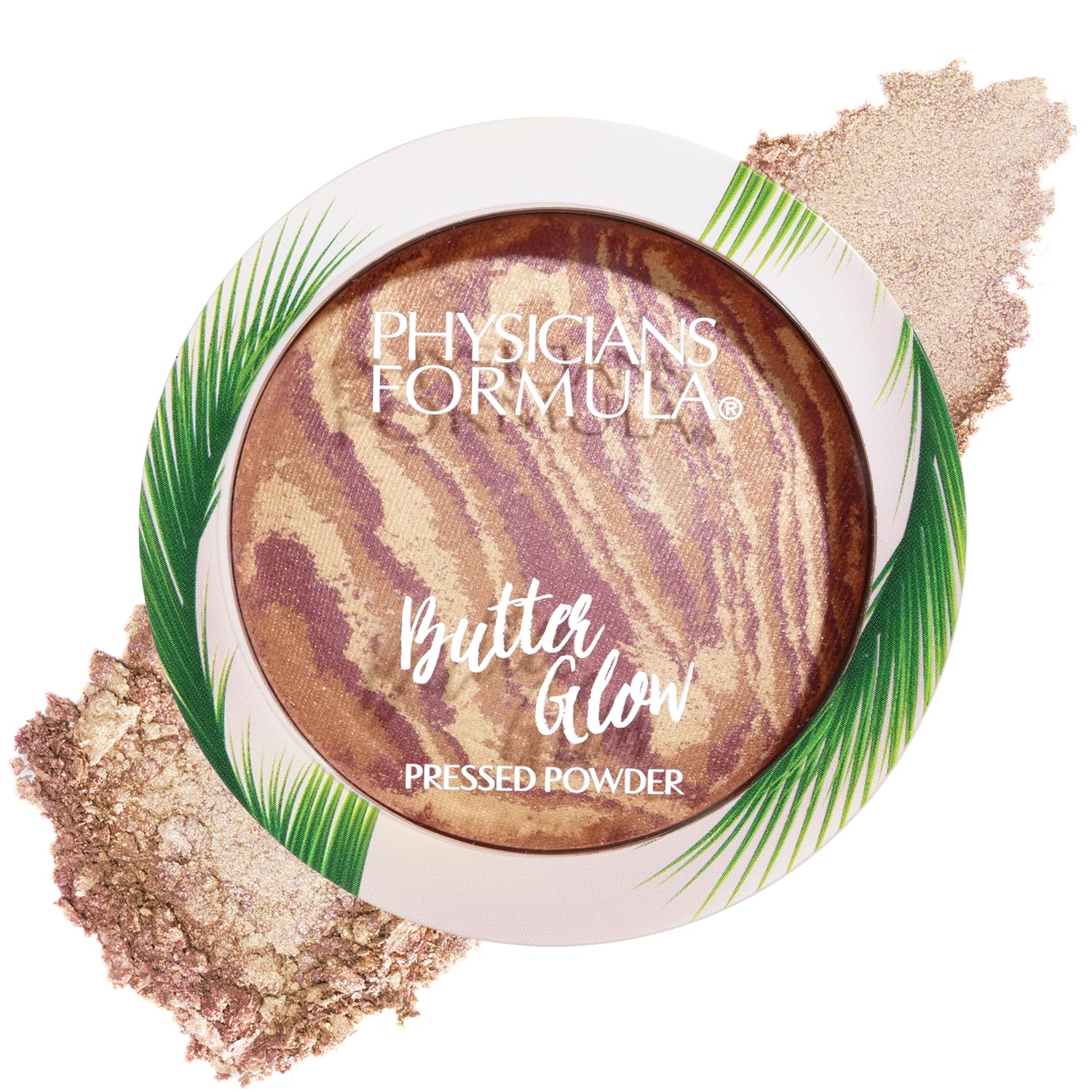 Butter Glow de Physicians Formula, polvo presionado, brillo natural para un acabado luminoso.