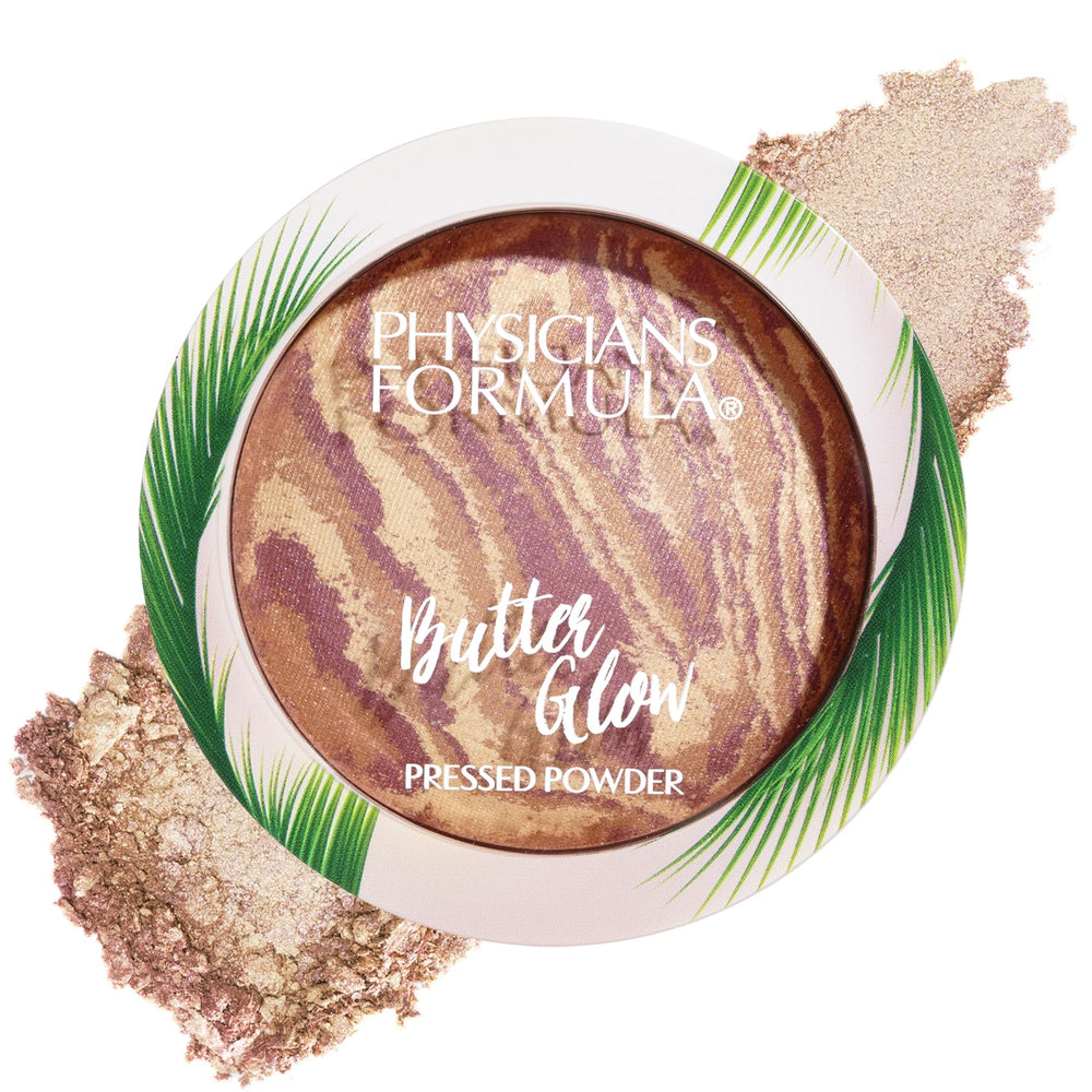 Butter Glow de Physicians Formula, polvo presionado, brillo natural para un acabado luminoso.