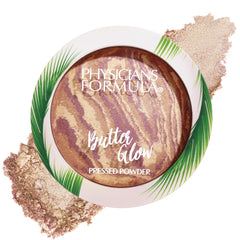 Butter Glow de Physicians Formula, polvo presionado, brillo natural para un acabado luminoso.