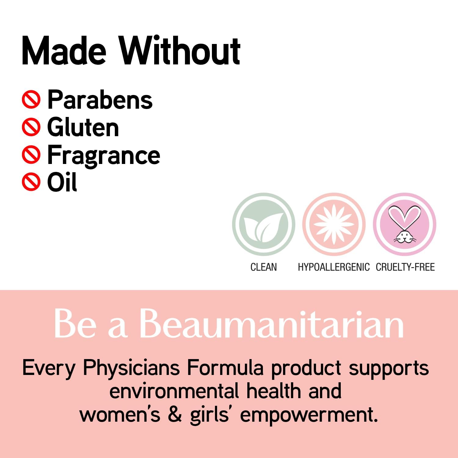 Producto hipoalergénico y dermatológicamente probado para piel sensible.