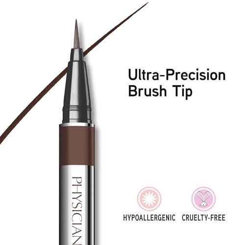 Close-up of lash base application with Eye Booster to help fullness.
