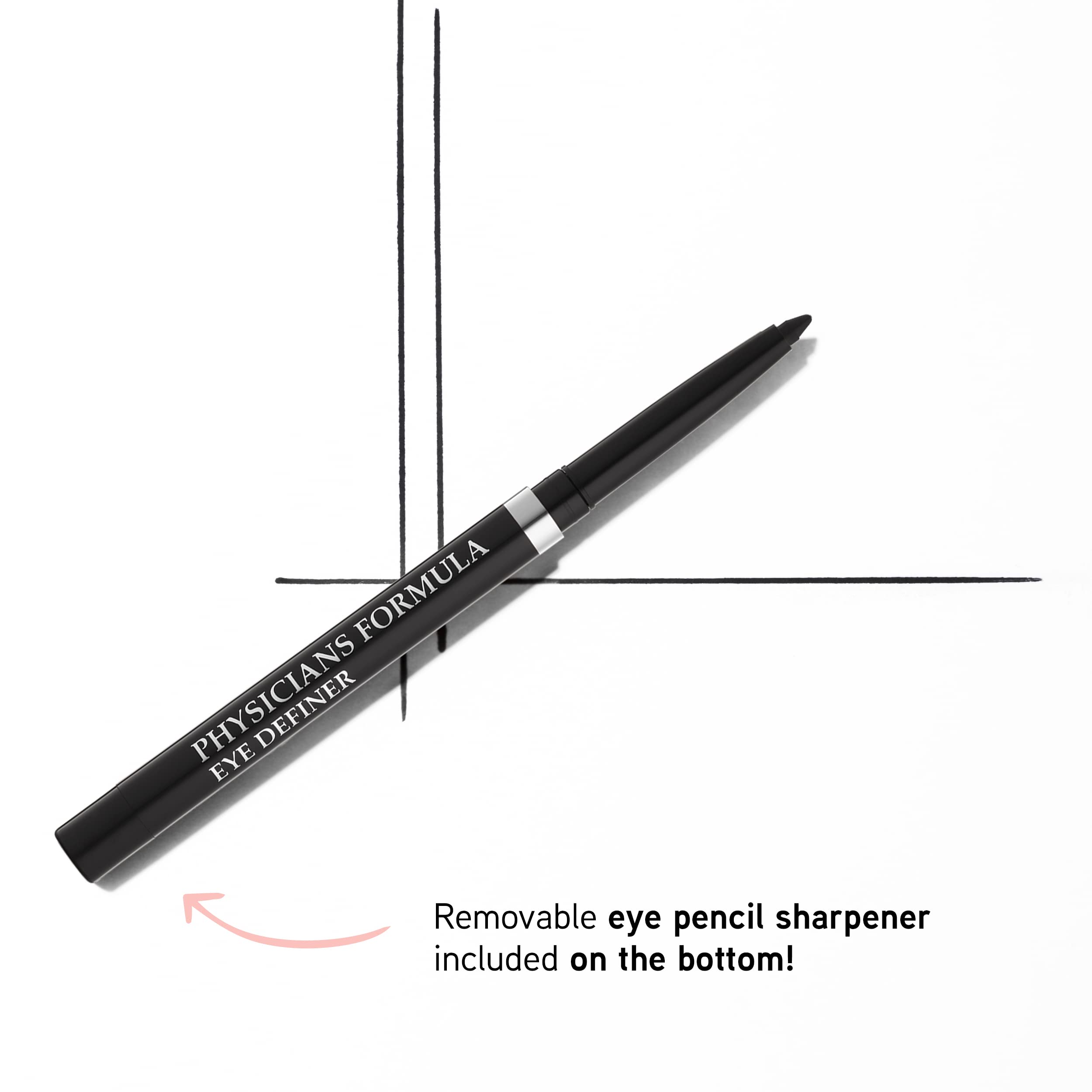 Physicians Formula Eye Definer Ultra Black cat-eye look example.