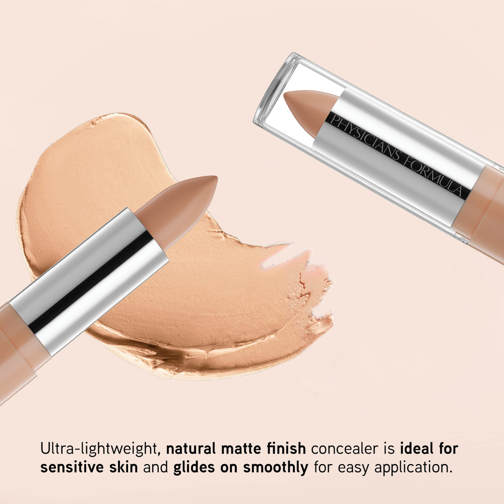 Physicians Formula Gentle Cover Concealer Stick can be used alone or under makeup