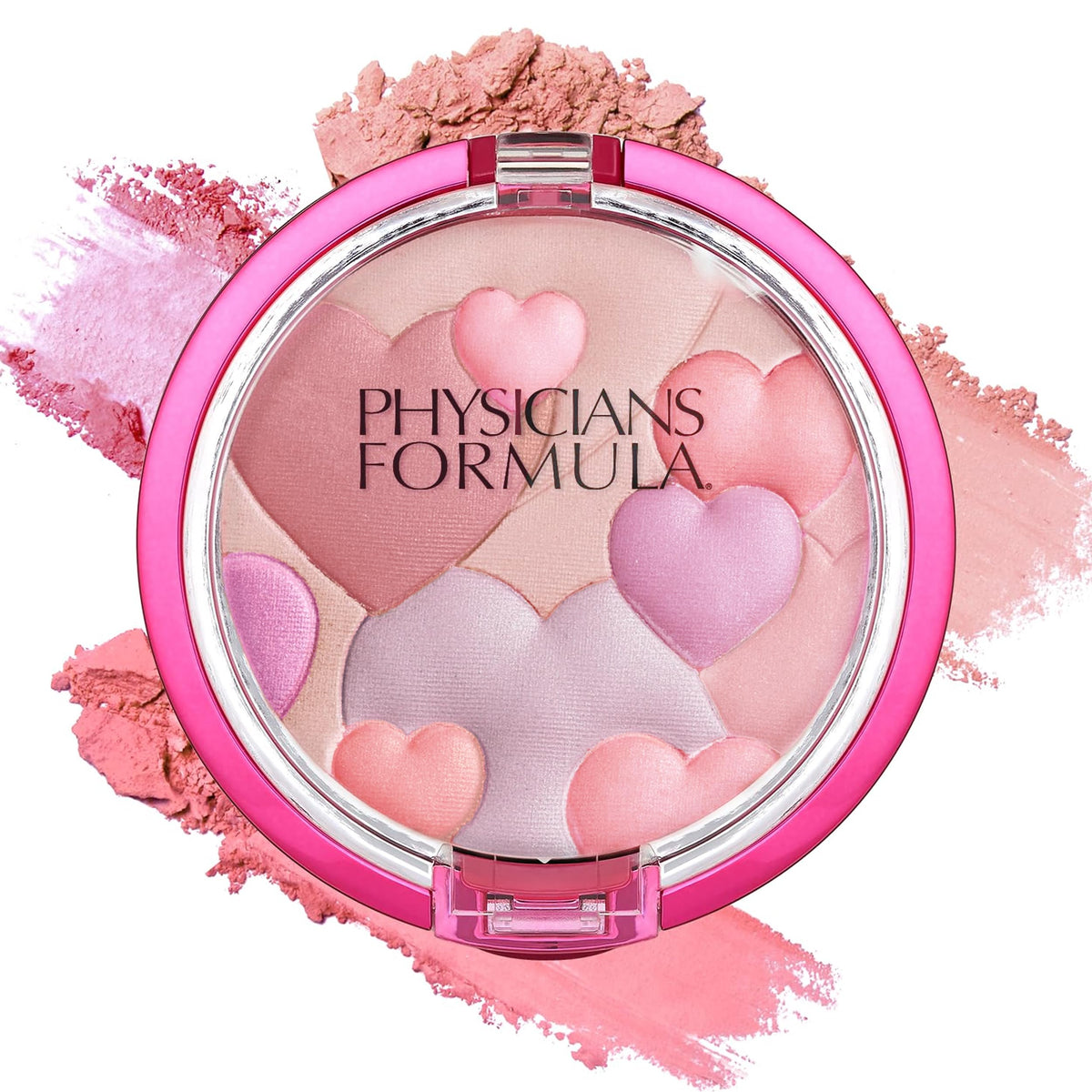Physicians Formula Happy Booster aplica un brillo rosado suave en las mejillas.