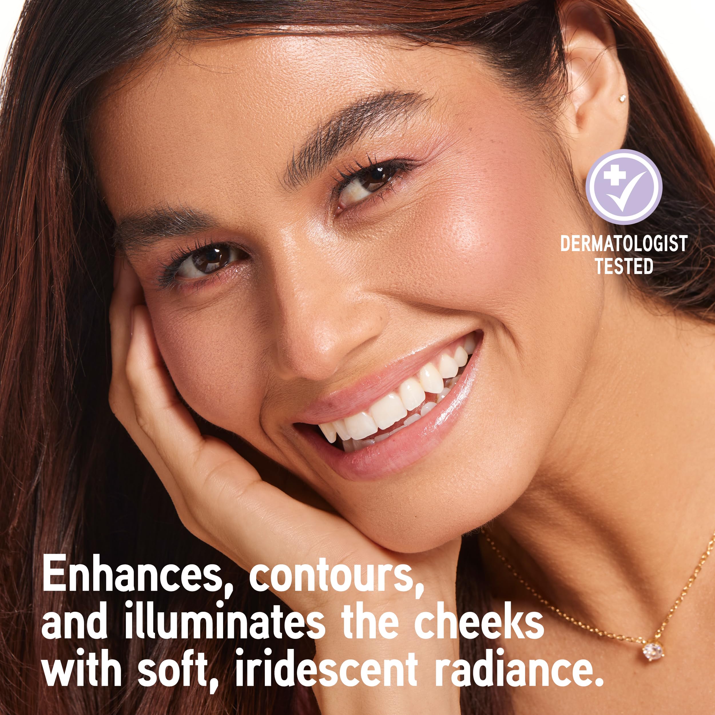 Physicians Formula Happy Booster: perlas iridiscentes para iluminación suave.