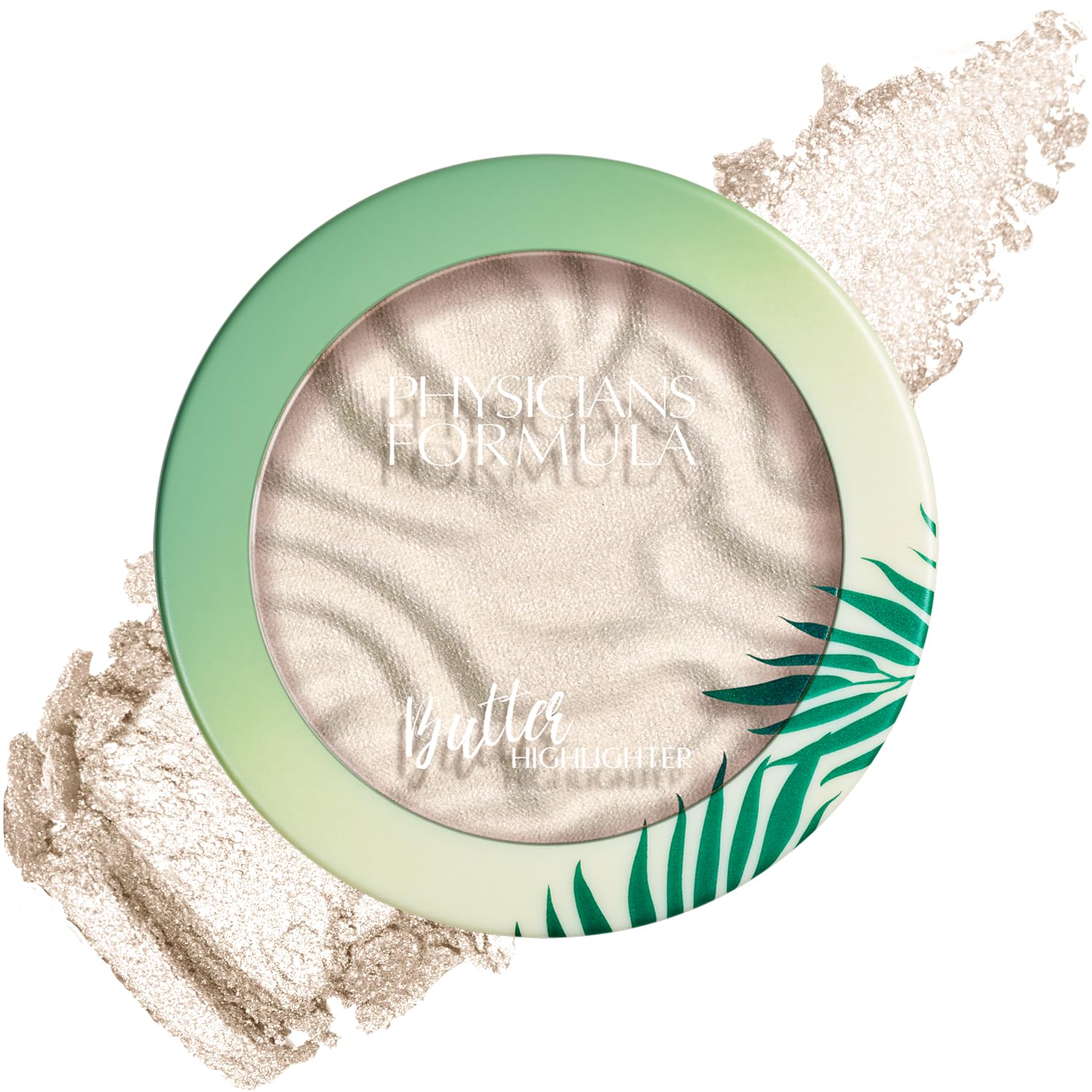 Iluminador Murumuru Butter de Physicians Formula en crema-polvo para resaltar pómulos con brillo suave.
