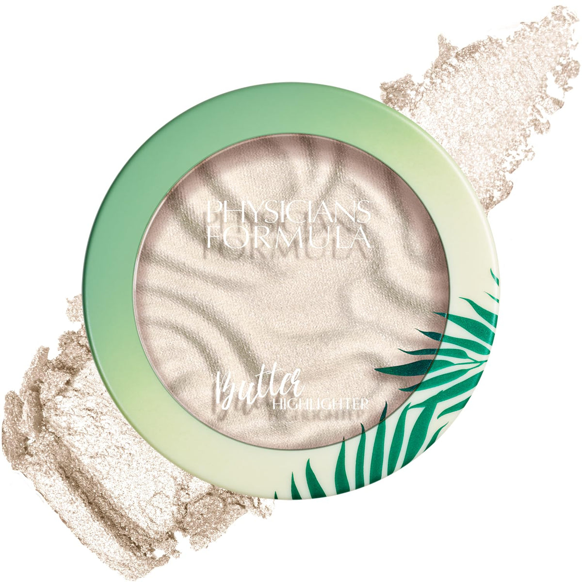 Iluminador Murumuru Butter de Physicians Formula en crema-polvo para resaltar pómulos con brillo suave.