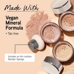 Acabado ligero de Mineral Wear que minimiza imperfecciones.