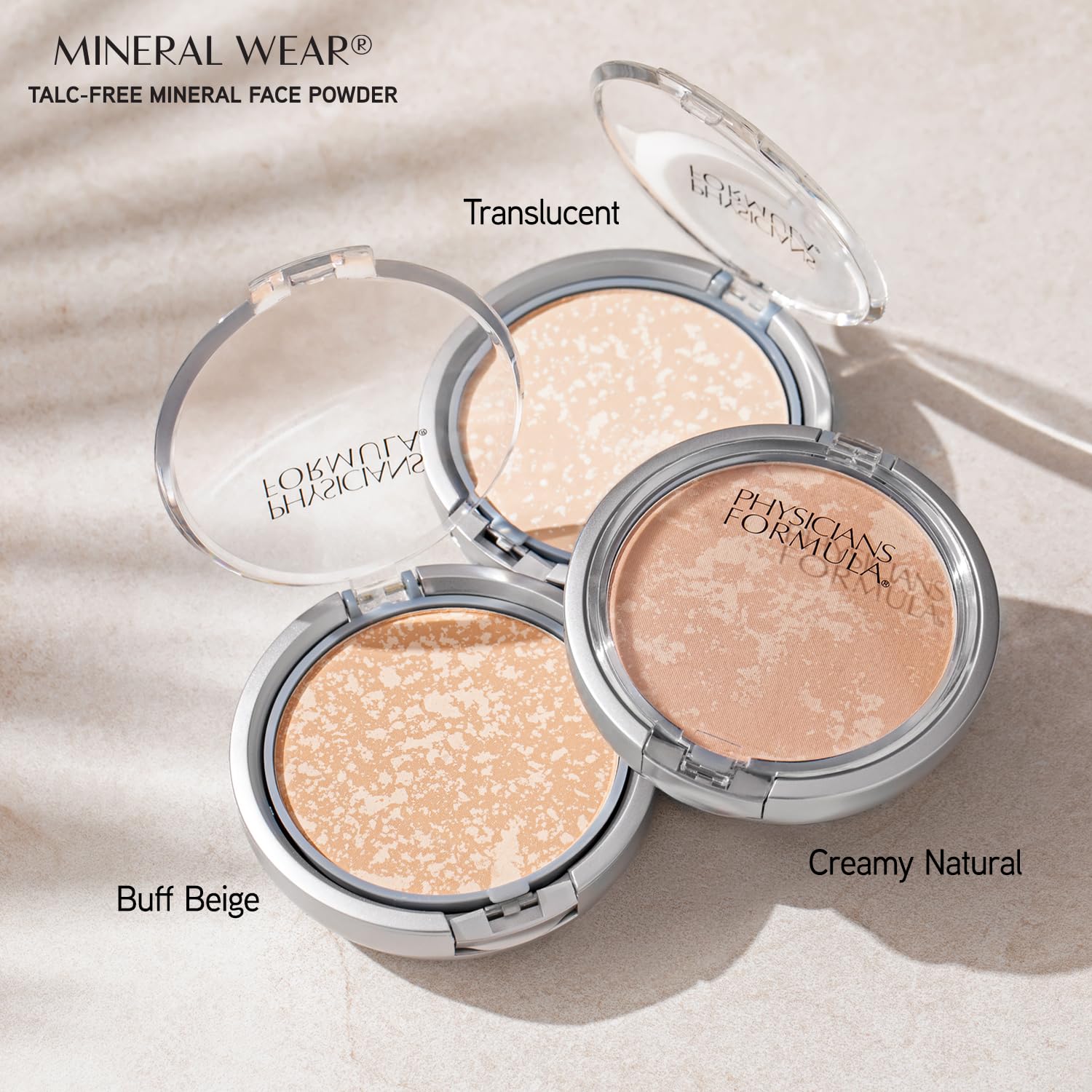Maquillaje ligero de Physicians Formula Mineral Wear para retoques diarios.