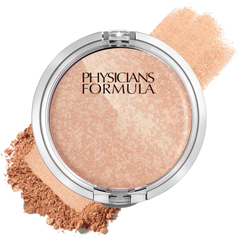 Polvo Facial Mineral Wear de Physicians Formula, acabado satinado ligero y sin talco para piel sensible.