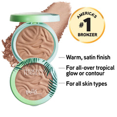 Textura cremosa Murumuru Butter Bronzer facilita aplicación uniforme