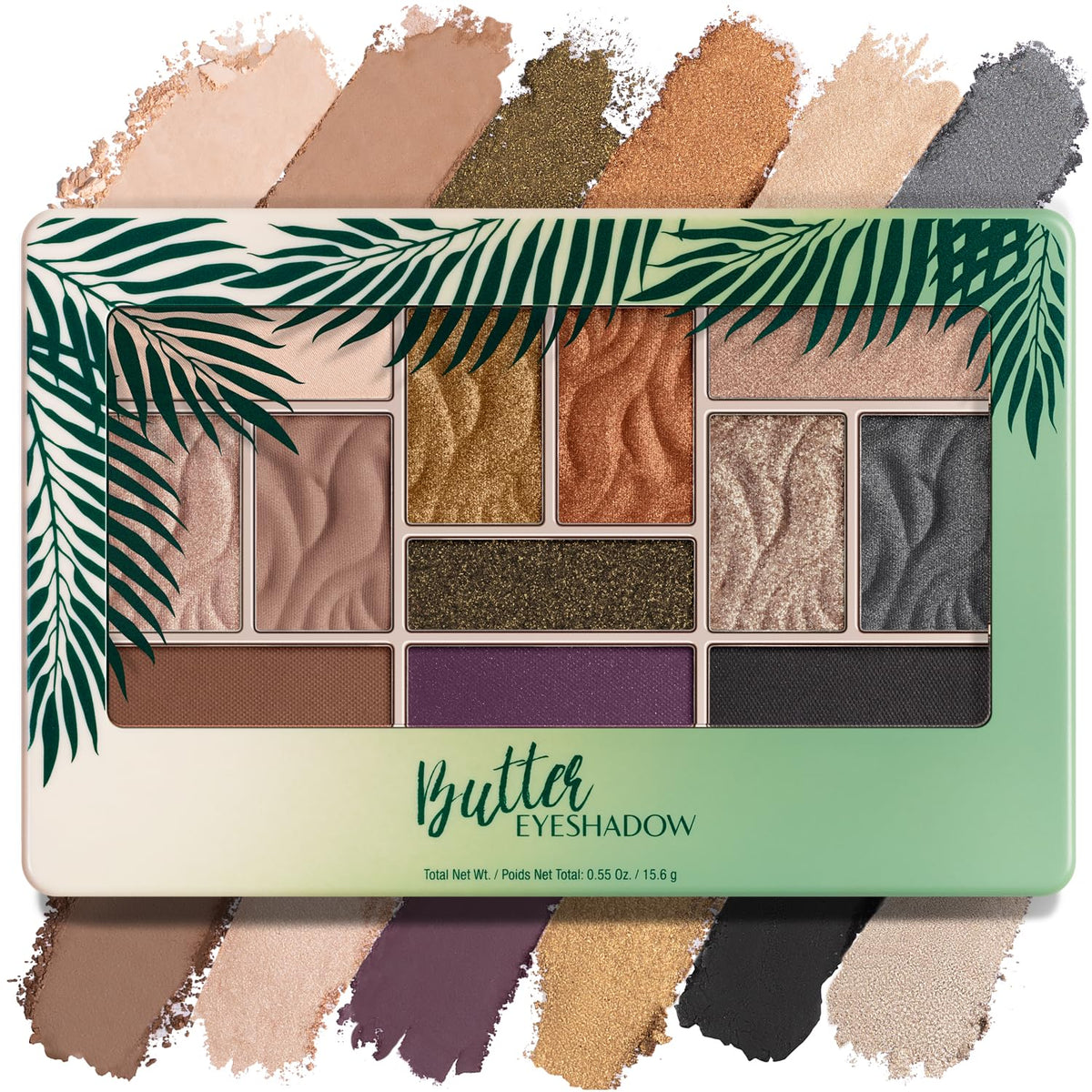 Physicians Formula Murumuru Butter Eyeshadow paleta 12 tonos vista frontal para looks versátiles