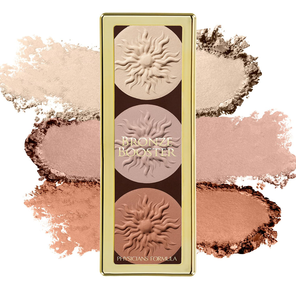 Physicians Formula paleta bronceadora con pincel angulado para contorno preciso.