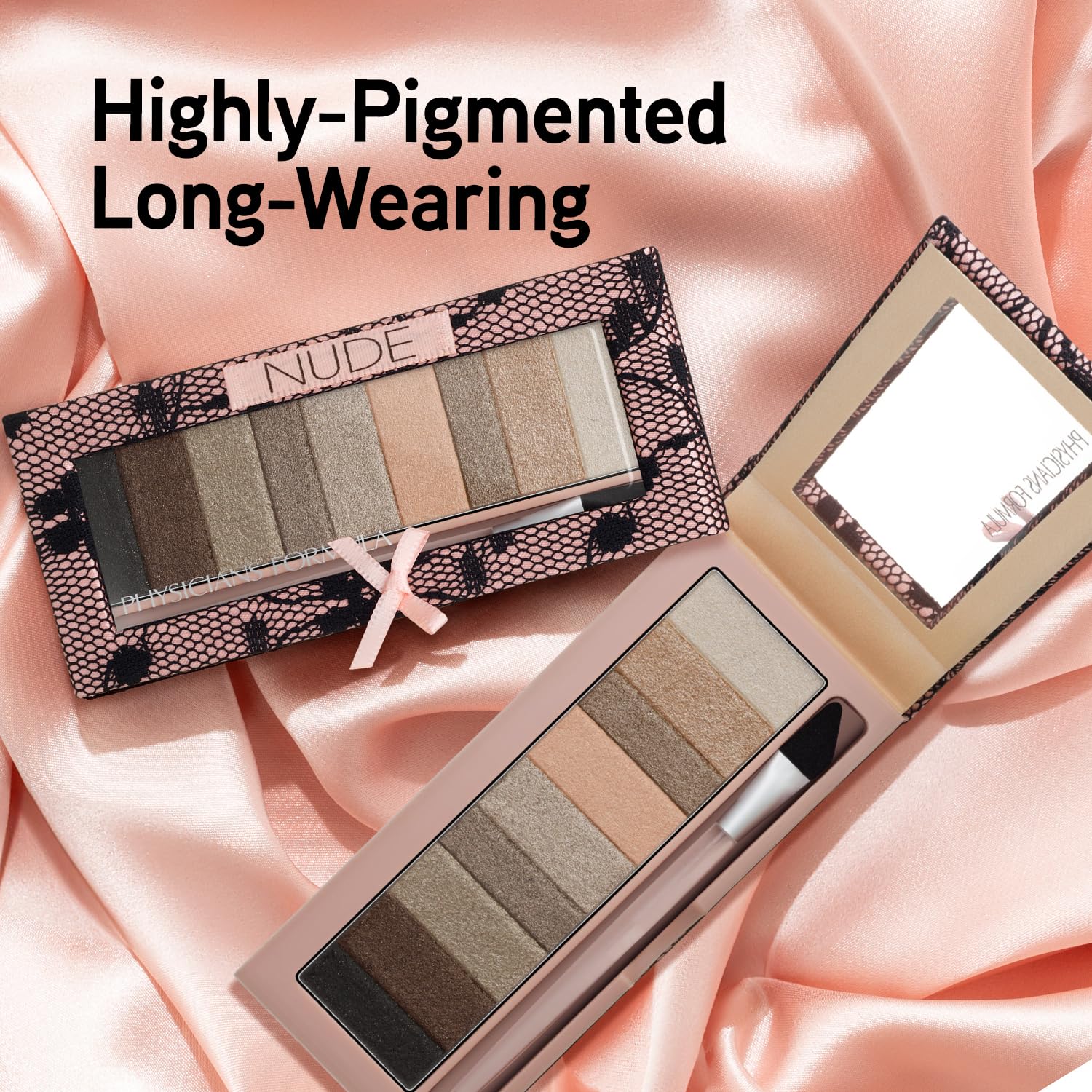 Physicians Formula paleta sombras neutras, aplicación húmeda para color intenso