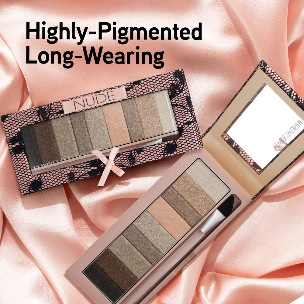Physicians Formula paleta sombras neutras, aplicación húmeda para color intenso