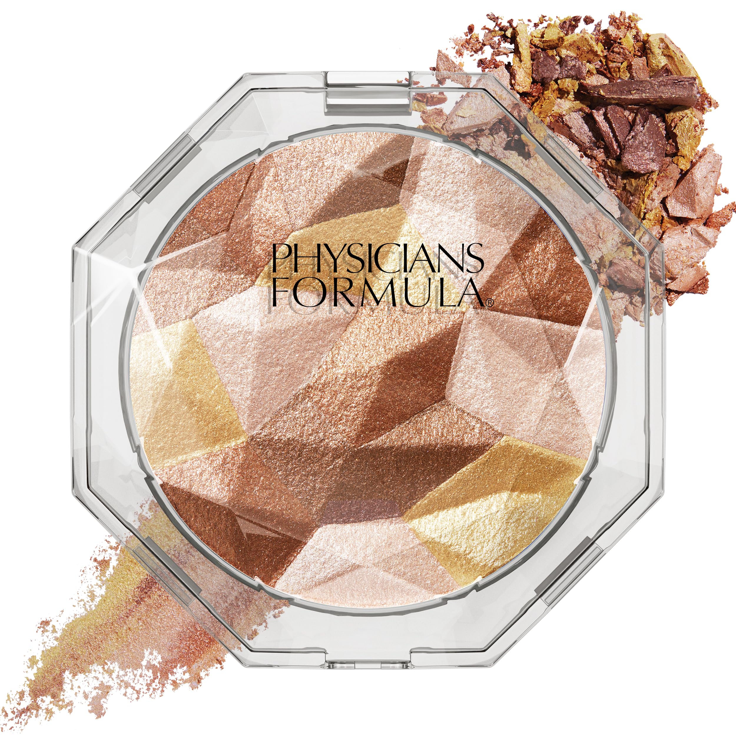 Physicians Formula Polvo de Diamante, acabado bronceado luminoso para piel radiante.